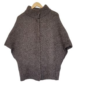 Anthropologie Elsamanda Women's Gray Alpaca Dolman Sleeve Sweater